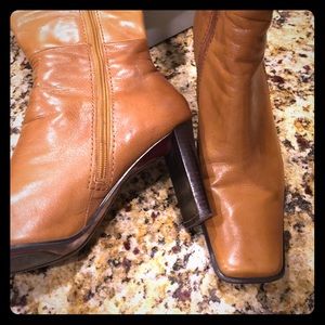 ❤️NINE WEST TAN LEATHER BOOTS❤️